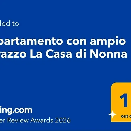 Con Ampio Terrazzo La Casa Di Nonna Iliana Apartman